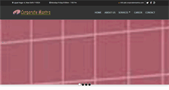 Desktop Screenshot of corporatemantra.com