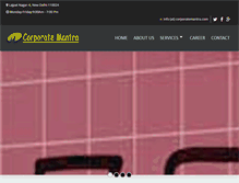 Tablet Screenshot of corporatemantra.com